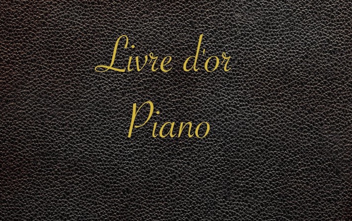 Livre d'or PIANO