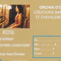 Billet concert ORGUE TERRAUBE